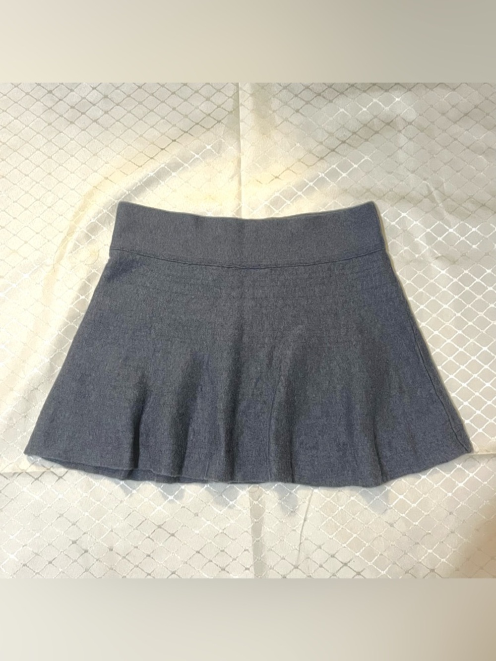 🛍️ $7 ADD-ON | Aritzia Talula Blue & Grey Skater Mini Skirt